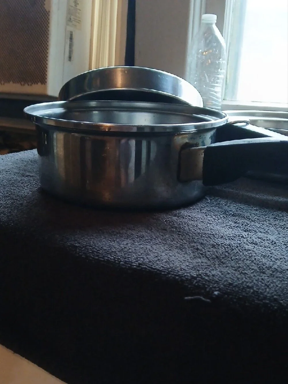 Stainless Steel Saucepan Set with Lid - Silver